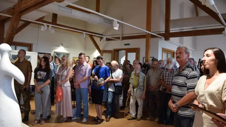 Matl Péter-kiállítás a Munkácsy Mihály Magyar Házban - Kőben, fában, bronzban, vásznon a magyar gondolat. Fotó: Kárpátinfó/ Kovács Elemér