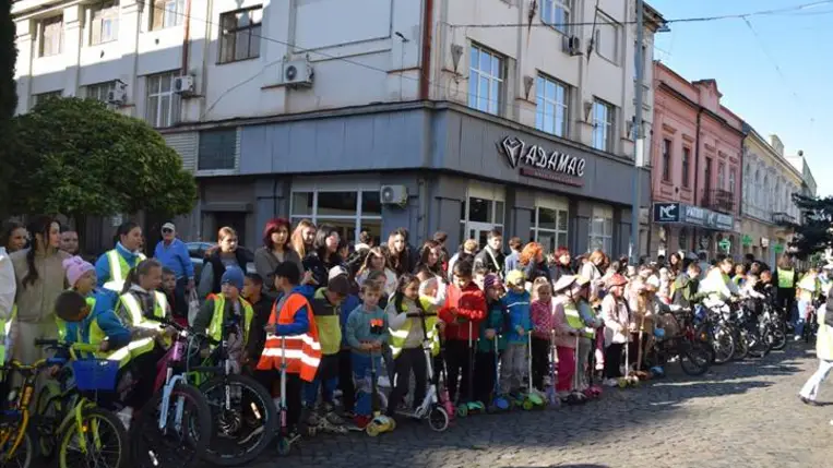 Harmadszor tartottak Rolling Go felvonulást Beregszászon. Fotó: Kárpátinfó/ Marton Erzsébet