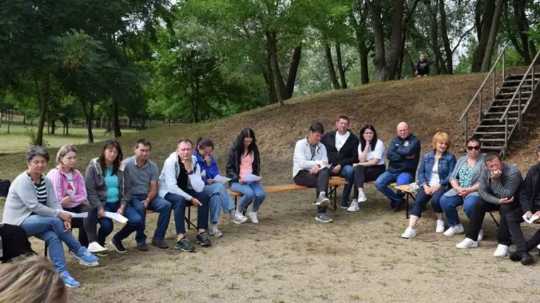 Kárpátaljai nagycsaládosok: összekötők találkozója a Dédai-tónál - Egy év alatt száz tartalmas program. Fotó: Kárpátinfó/ Kovács Elemér