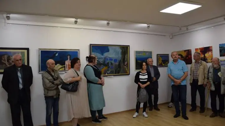 Kóka Ferenc-kiállítás a beregszászi konzulátuson - Szakadatlan életigenlés. Fotó: Kárpátinfó/ Marton Erzsébet