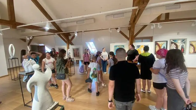 Jankovics Mária Alkotótábor, tizenötödször - Szecesszió, grafiti, plein air – megannyi élmény. Fotó: Kárpátinfó/ Kovács Elemér