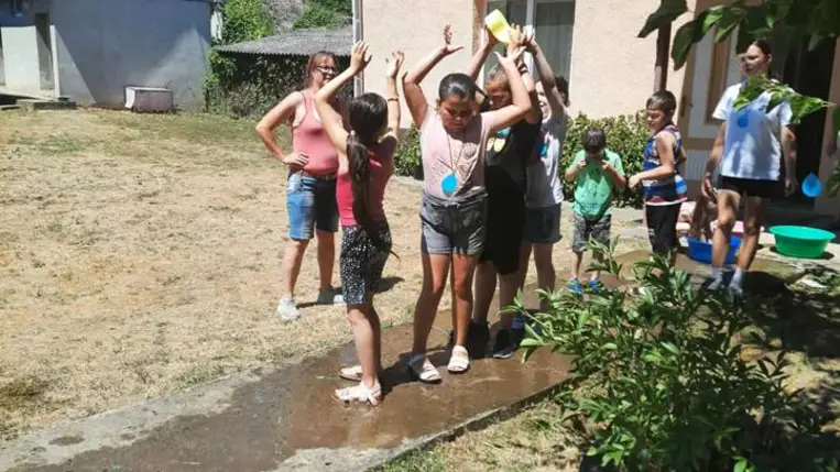 Vakációs Bibliahét Beregardóban - Vízjelek. Fotó: Kárpátinfó/ Kovács Erzsébet