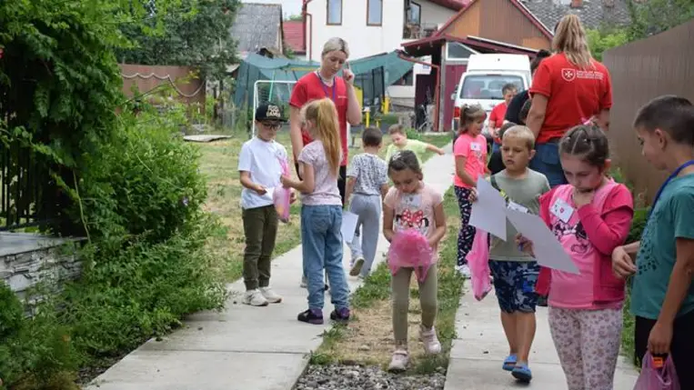 Táborozás a beregszászi máltaiaknál - Játék minden mennyiségben – a fejlesztés jegyében. Fotó: Kárpátinfó/ Kovács Erzsébet