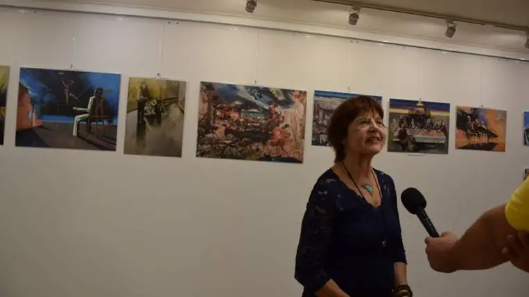 Kóka Ferenc-kiállítás a beregszászi konzulátuson - Szakadatlan életigenlés. Fotó: Kárpátinfó/ Marton Erzsébet