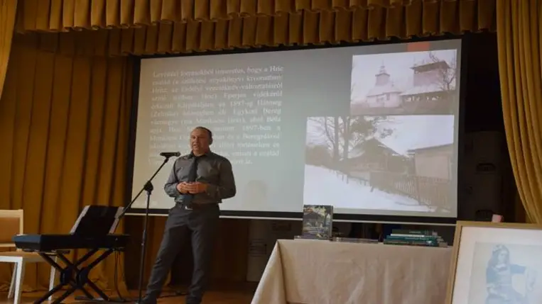 Könyvbemutató a Munkácsy Mihály Magyar Házban - Erdélyi Béla családi háza Munkácson. Fotó: Kárpátinfó/ Kovács Erzsébet