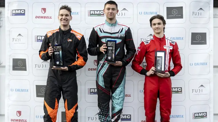 Kermor Motorsport pilóta nyilatkozatok az RMC Hungary OB 1-n. Fotó: Hajóka SportFotó