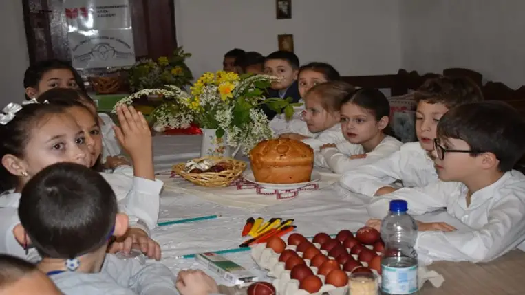 Nagyberegi Tájház – A hagyomány tovább él, megelevenedtek a húsvéti szokások. Fotó: Kárpátinfó/ Kovács Elemér