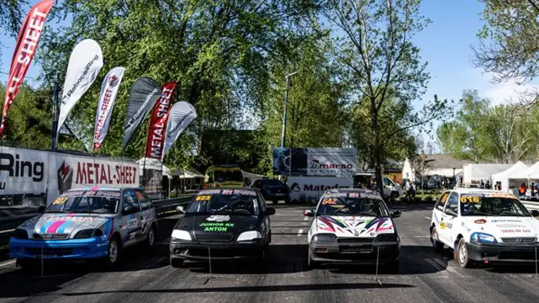 Bartha Brigi 2025 Junior Női Rallycross Bajnoka! Fotó: Hajóka SportFotó