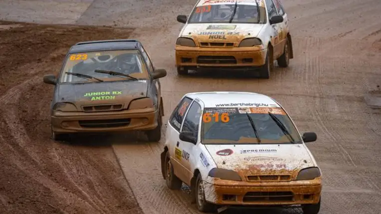 Bartha Brigi 2025 Junior Női Rallycross Bajnoka! Fotó: Hajóka SportFotó