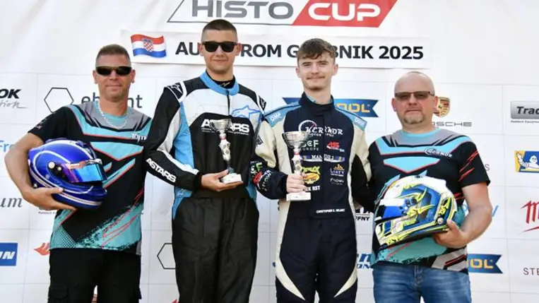 Grobnikban is dobogón a Kermor Motorsport pilótái. Fotó: Štefan Lužica