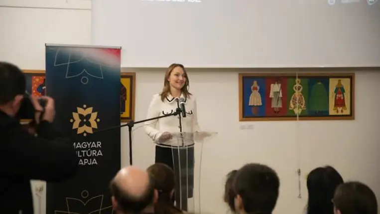 Filmbemutató a Rákóczi Egyetemen a magyar kultúra napján - Magyar menyegző. Fotó: Kurmay Anita