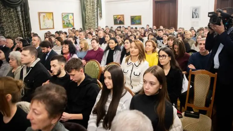 Filmbemutató a Rákóczi Egyetemen a magyar kultúra napján - Magyar menyegző. Fotó: Kurmay Anita