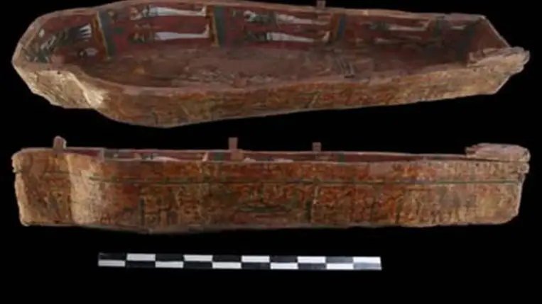 Szenzációs felfedezés Luxorban: 22 díszes koporsóba zárt múmiát találtak egy rejtett sírkamrában. Fotó: Facebook.com