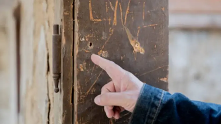 Galéria: A magyarkomjáti zsinagóga bontása Fotó: Szollár Zsófi / Index