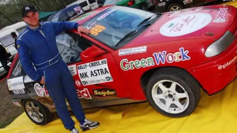 Gidai Máté és az Autósport! Fotó: Gida Máté magánarchívum.