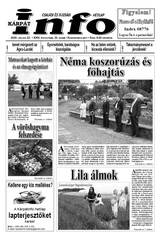 Kárpátinfo hetilap 24. évfolyam 30. szám