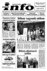Kárpátinfo hetilap 24. évfolyam 35. szám