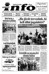 Kárpátinfo hetilap 24. évfolyam 37. szám