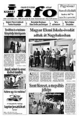 Kárpátinfo hetilap 24. évfolyam 38. szám