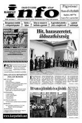 Kárpátinfo hetilap 24. évfolyam 41. szám