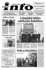 Kárpátinfo hetilap: 26. évfolyam 1. szám