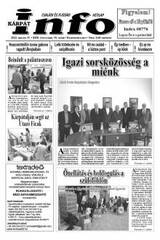 Kárpátinfo hetilap: 26. évfolyam 19. szám