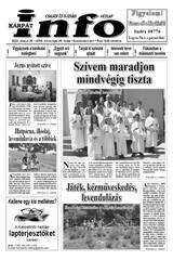 Kárpátinfo hetilap: 26. évfolyam 26. szám