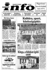 Kárpátinfo hetilap 25. évfolyam 30. szám