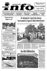 Kárpátinfo hetilap 25. évfolyam 34. szám