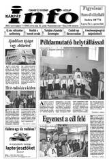Kárpátinfo hetilap: 26. évfolyam 36. szám
