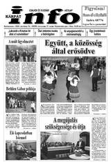Kárpátinfo hetilap 28. évfolyam 37. szám
