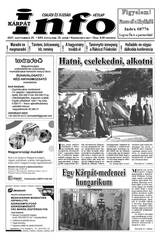 Kárpátinfo hetilap 25. évfolyam 39. szám