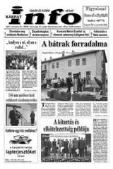Kárpátinfo hetilap: 27. évfolyam 43. szám