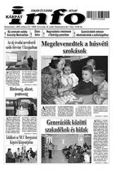 Kárpátinfo hetilap 29. évfolyam 16. száma