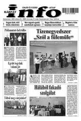 Kárpátinfo hetilap 29. évfolyam 17. száma