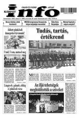 Kárpátinfo hetilap 29. évfolyam 22. száma