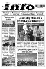 Kárpátinfo hetilap 29. évfolyam 29. száma