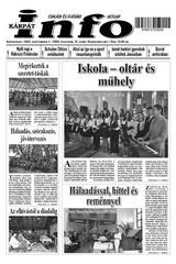 Kárpátinfo hetilap 29. évfolyam 35. száma