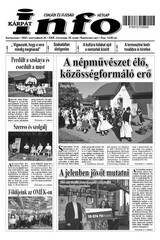 Kárpátinfo hetilap 29. évfolyam 38. száma