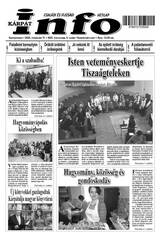 Kárpátinfo hetilap 30. évfolyamának 06. száma