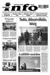 Kárpátinfo hetilap 30. évfolyamának 08. száma