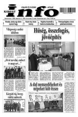 Kárpátinfo hetilap 30. évfolyamának 09. száma