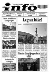 Kárpátinfo hetilap 30. évfolyamának 11. száma
