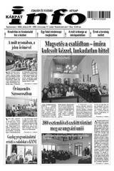 Kárpátinfo hetilap 30. évfolyamának 17. száma