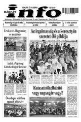 Kárpátinfo hetilap 30. évfolyamának 19. száma