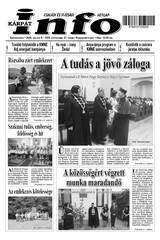 Kárpátinfo hetilap 30. évfolyamának 27. száma