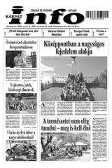 Kárpátinfo hetilap 30. évfolyamának 28. száma
