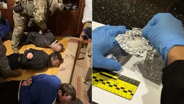 Drogkereskedéssel foglalkozó bűnbandát lepleztek le Kárpátalján. Fotó: Kárpátaljai Rendőrség