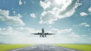 Légi közlekedés. Illusztráció