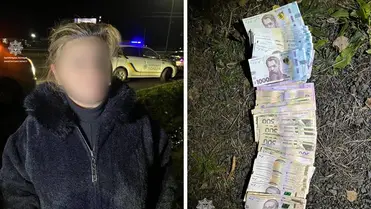 A kárpátaljai járőröző rendőrök nagy összegű pénz eltulajdonításával gyanúsított tolvajokat állítottak meg. Fotó: Kárpátaljai Járőrszolgálat